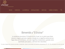 Tablet Screenshot of encinardelascruces.com